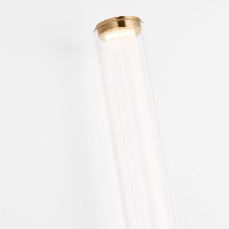 Visual Comfort SLWS74827 Poza 16" Tall LED Wall Sconce - Hand Rubbed Antique Brass