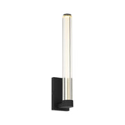 Visual Comfort SLWS84527 Reiya Round 1-lt 13" Tall LED Wall Sconce - Nightshade Black