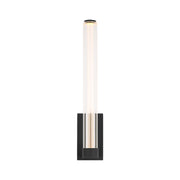Visual Comfort SLWS84527 Reiya Round 1-lt 13" Tall LED Wall Sconce - Nightshade Black