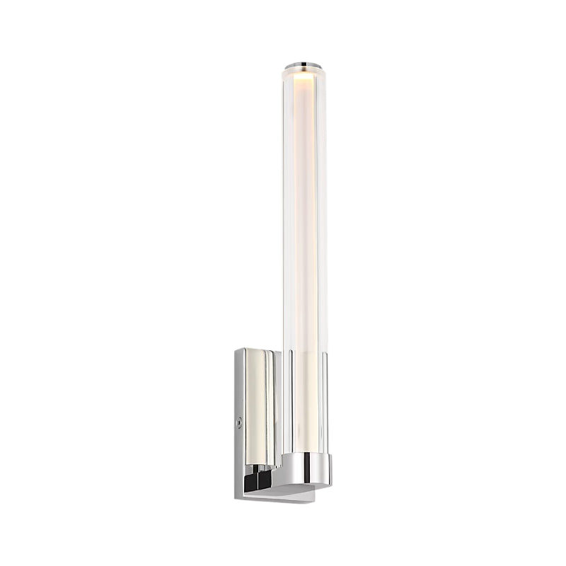 Visual Comfort SLWS84527 Reiya Round 1-lt 13" Tall LED Wall Sconce - Chrome