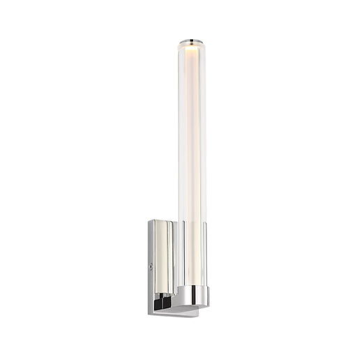 Visual Comfort SLWS84527 Reiya Round 1-lt 13" Tall LED Wall Sconce - Chrome
