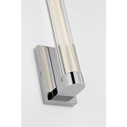 Visual Comfort SLWS84527 Reiya Round 1-lt 13" Tall LED Wall Sconce - Chrome