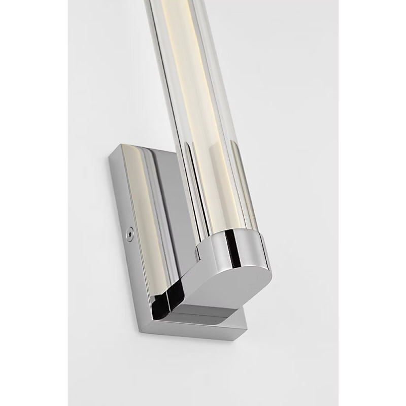 Visual Comfort SLWS84527 Reiya Round 1-lt 13" Tall LED Wall Sconce - Chrome