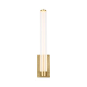 Visual Comfort SLWS84527 Reiya Round 1-lt 13" Tall LED Wall Sconce - Hand Rubbed Antique Brass