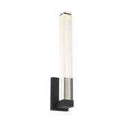 Visual Comfort SLWS84927 Reiya Square 1-lt 13" Tall LED Wall Sconce - Nightshade Black