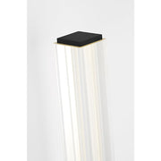 Visual Comfort SLWS84927 Reiya Square 1-lt 13" Tall LED Wall Sconce - Nightshade Black