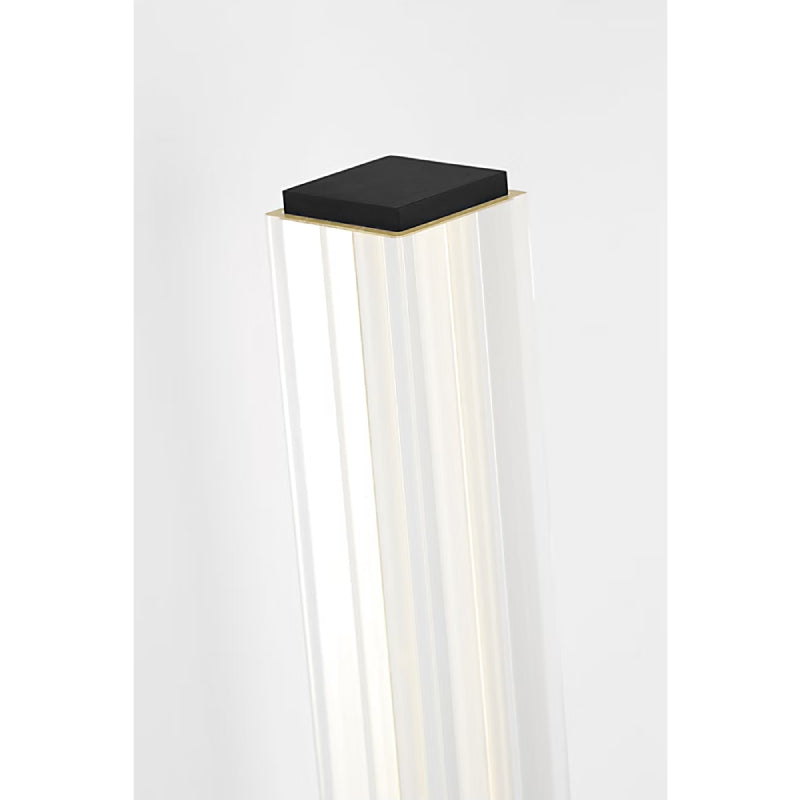 Visual Comfort SLWS84927 Reiya Square 1-lt 13" Tall LED Wall Sconce - Nightshade Black