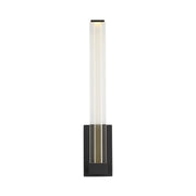 Visual Comfort SLWS84927 Reiya Square 1-lt 13" Tall LED Wall Sconce - Nightshade Black