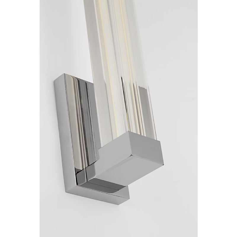 Visual Comfort SLWS84927 Reiya Square 1-lt 13" Tall LED Wall Sconce - Chrome