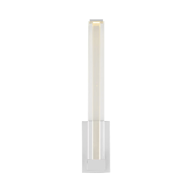 Visual Comfort SLWS84927 Reiya Square 1-lt 13" Tall LED Wall Sconce - Chrome