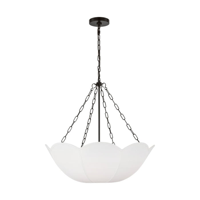 Visual Comfort AC1163 Stassi 3-lt 24" Small Chandelier - Aged Iron