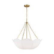 Visual Comfort AC1163 Stassi 3-lt 24" Small Chandelier - Burnished Brass