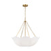 Visual Comfort AC1163 Stassi 3-lt 24" Small Chandelier - Burnished Brass