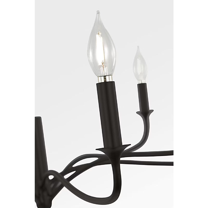 Visual Comfort AC1218 Chatsworth 8-lt 42" Chandelier - Aged Iron