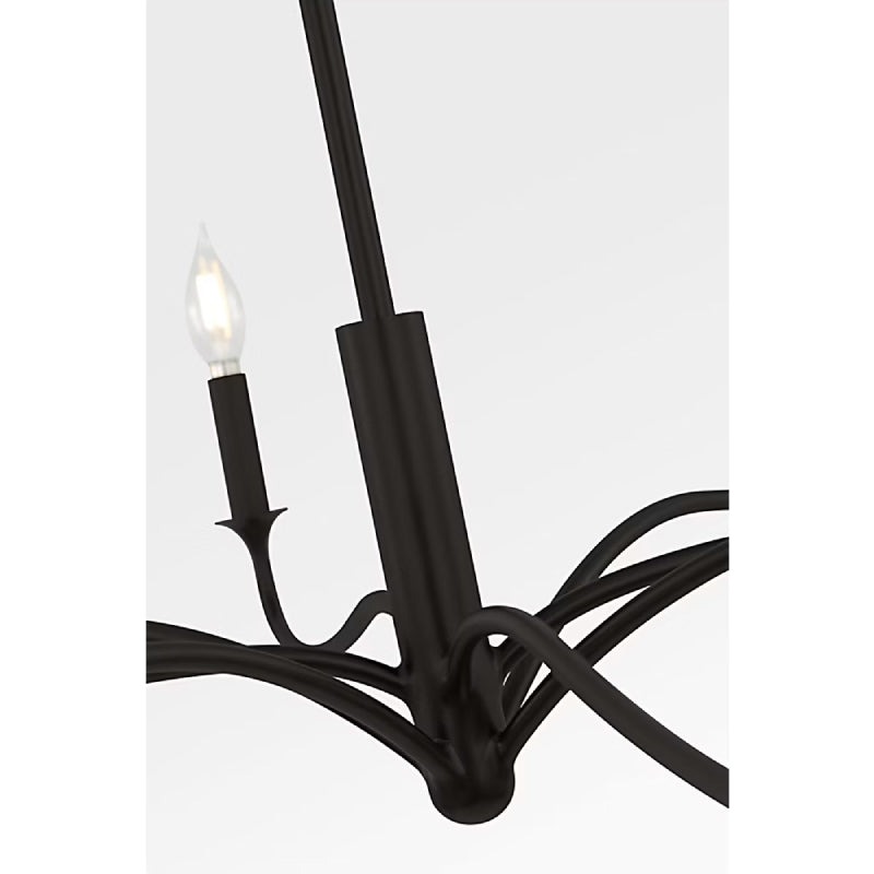Visual Comfort AC1218 Chatsworth 8-lt 42" Chandelier - Aged Iron