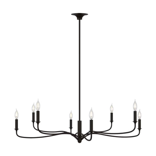 Visual Comfort AC1218 Chatsworth 8-lt 42" Chandelier - Aged Iron
