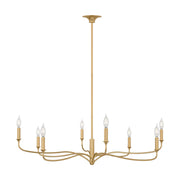 Visual Comfort AC1218 Chatsworth 8-lt 42" Chandelier - Gild