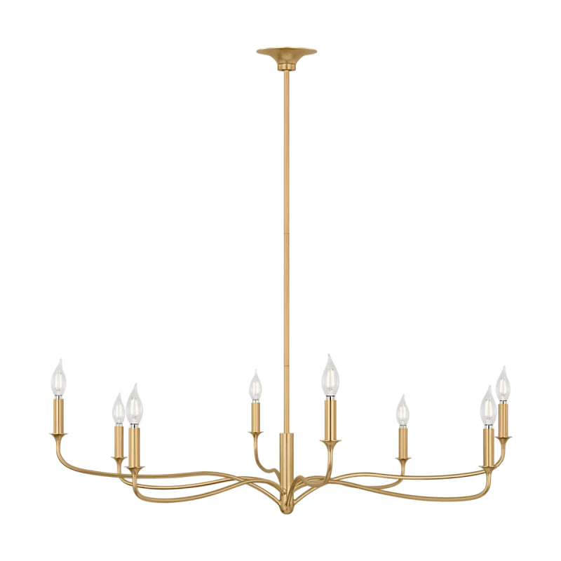 Visual Comfort AC1218 Chatsworth 8-lt 42" Chandelier - Gild