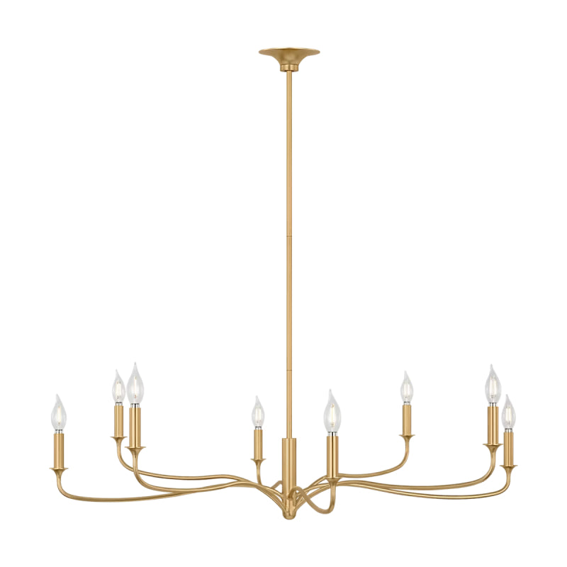 Visual Comfort AC1218 Chatsworth 8-lt 42" Chandelier - Gild
