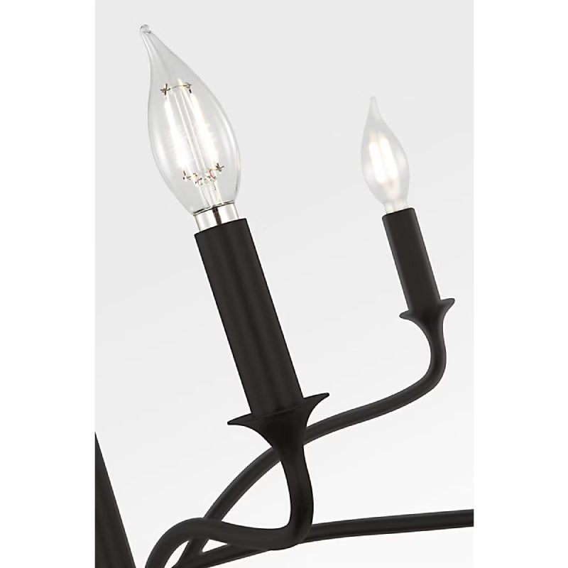 Visual Comfort AC1226 Chatsworth 6-lt 32" Chandelier - Aged Iron