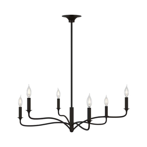 Visual Comfort AC1226 Chatsworth 6-lt 32" Chandelier - Aged Iron