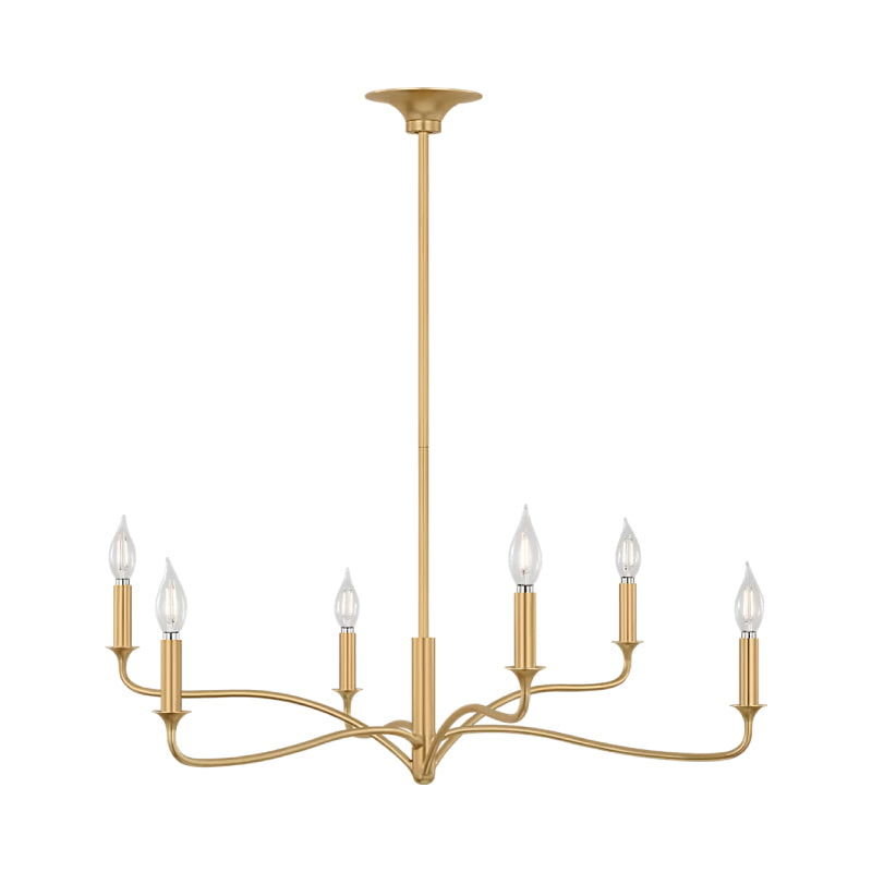 Visual Comfort AC1226 Chatsworth 6-lt 32" Chandelier - Gild