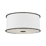 Visual Comfort AF1182 Aldric 2-lt 19" Medium Flush Mount - Aged Iron