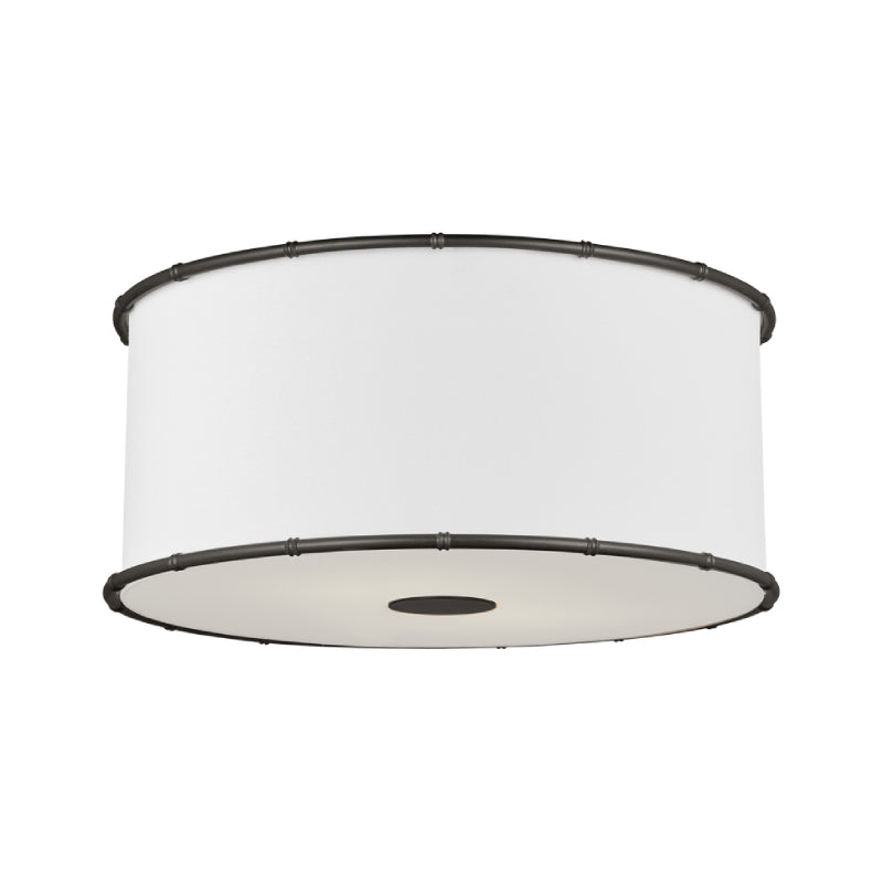 Visual Comfort AF1182 Aldric 2-lt 19" Medium Flush Mount - Aged Iron