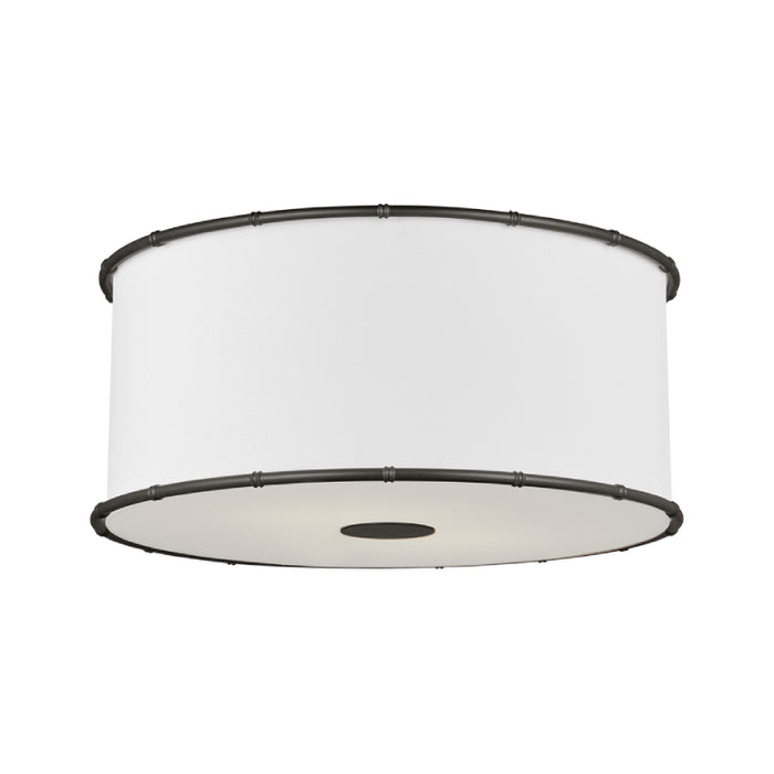 Visual Comfort AF1182 Aldric 2-lt 19" Medium Flush Mount - Aged Iron
