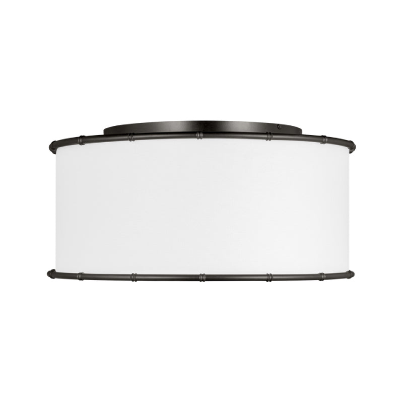 Visual Comfort AF1182 Aldric 2-lt 19" Medium Flush Mount - Aged Iron