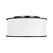 Visual Comfort AF1182 Aldric 2-lt 19" Medium Flush Mount - Aged Iron
