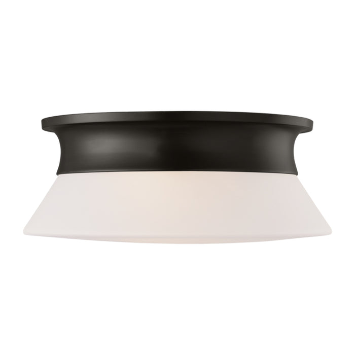 Visual Comfort AF1192 Panos 2-lt 14" Medium Flush Mount - Aged Iron