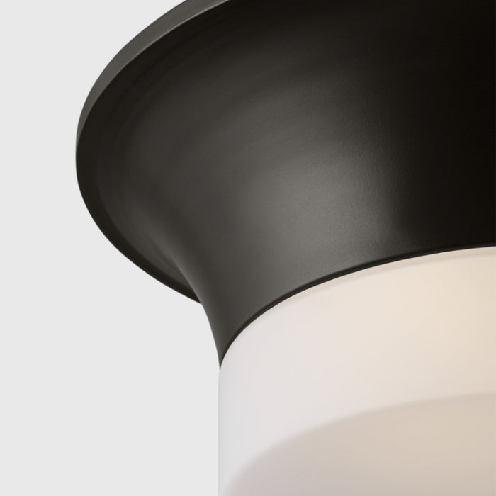 Visual Comfort AF1202 Sina 2-lt 15" Medium Flush Mount - Aged Iron
