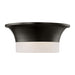 Visual Comfort AF1202 Sina 2-lt 15" Medium Flush Mount - Aged Iron