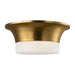 Visual Comfort AF1202 Sina 2-lt 15" Medium Flush Mount - Burnished Brass