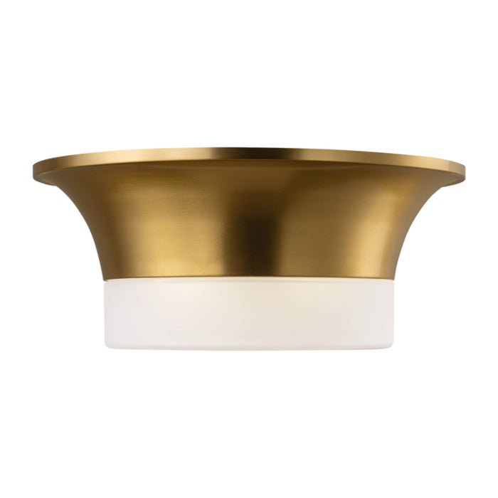 Visual Comfort AF1202 Sina 2-lt 15" Medium Flush Mount - Burnished Brass