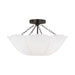 Visual Comfort AF1212 Stassi 2-lt 19" Medium Semi-Flush Mount - Aged Iron