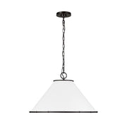 Visual Comfort AP1272 Aldric 2-lt 22" Medium Hanging Pendant - Aged Iron