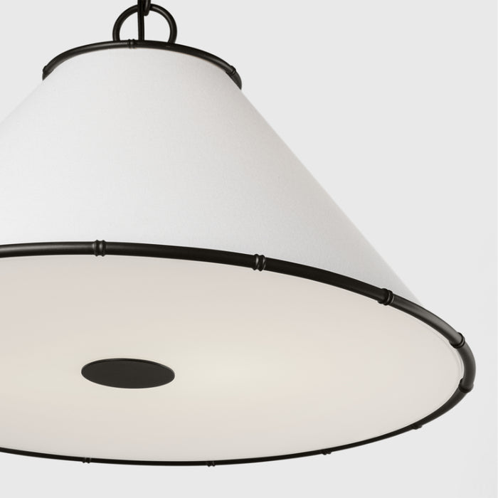 Visual Comfort AP1283 Aldric 3-lt 28" Large Pendant - Aged Iron