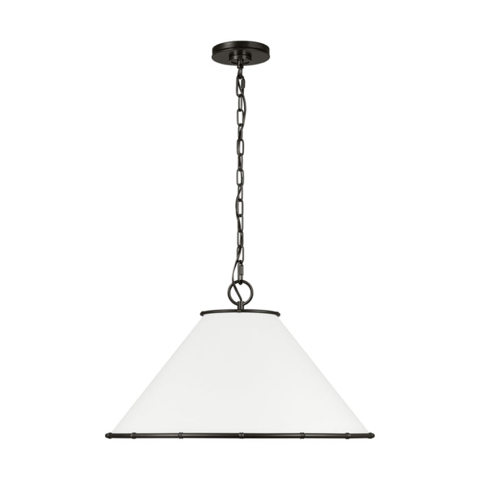 Visual Comfort AP1283 Aldric 3-lt 28" Large Pendant - Aged Iron