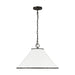 Visual Comfort AP1283 Aldric 3-lt 28" Large Pendant - Aged Iron