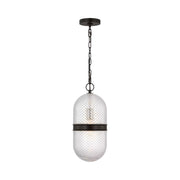 Visual Comfort AP1291 Lucinda 1-lt 8" Pendant - Aged Iron