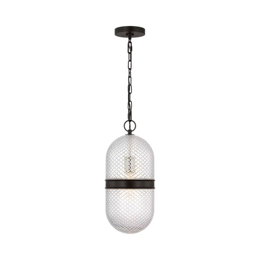 Visual Comfort AP1291 Lucinda 1-lt 8" Pendant - Aged Iron