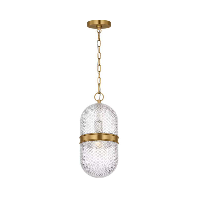 Visual Comfort AP1291 Lucinda 1-lt 8" Pendant - Burnished Brass