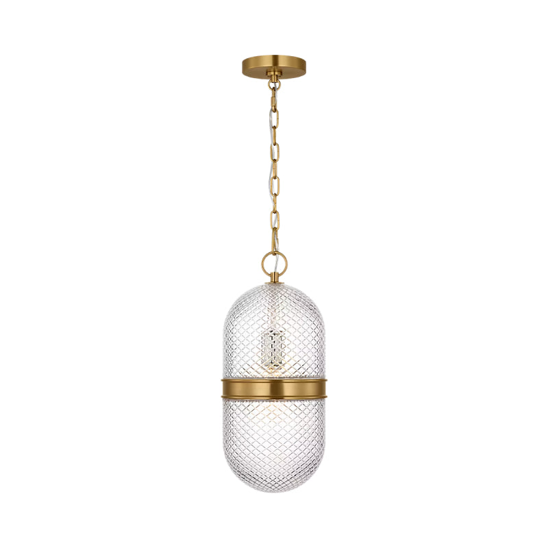 Visual Comfort AP1291 Lucinda 1-lt 8" Pendant - Burnished Brass