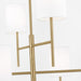 Visual Comfort BC1006 Key 6-lt 32" Large Chandelier - Burnished Brass