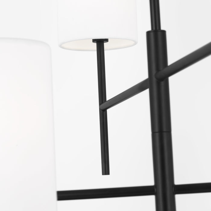 Visual Comfort BC1006 Key 6-lt 32" Large Chandelier - Midnight Black