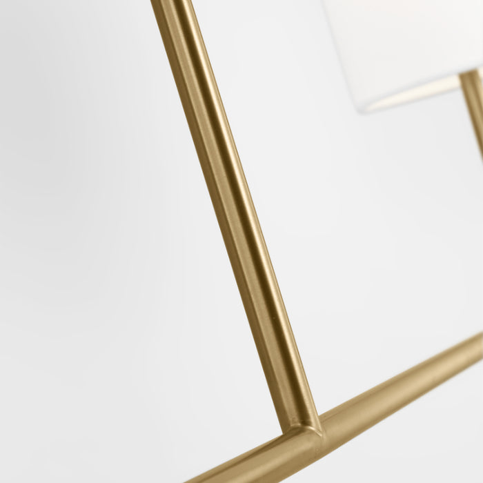 Visual Comfort BC1012 Key 2-lt 52" Medium Linear Chandelier - Burnished Brass