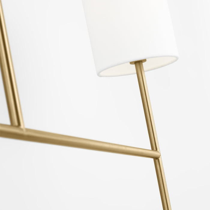 Visual Comfort BC1012 Key 2-lt 52" Medium Linear Chandelier - Burnished Brass
