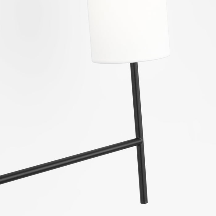 Visual Comfort BC1012 Key 2-lt 52" Medium Linear Chandelier - Midnight Black